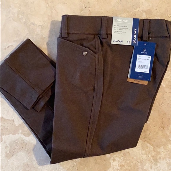 New Ariat® Girls' Heritage Breeche - Picture 3 of 7